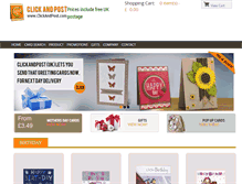 Tablet Screenshot of clickandpost.com
